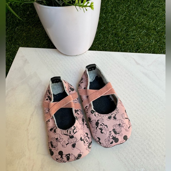 FRESHLY PICKED Ballet Slipper Disney Minnie Mouse in blush size 3 new no box - Picture 13 of 15